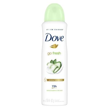 Imagem de Desodorante Antitranspirante Aerosol Dove Go Fresh Pepino e Chá Verde 150ml