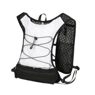 Imagem de UGPLM Colete de hidratação Mochila Bolsa esportiva Corredor Mochila Bolsa de bexiga de água Pacote de água para ciclismo Caminhada Escalada Trilha Corrida, Branco