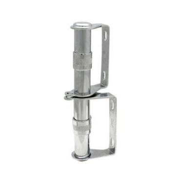 Imagem de Puxador Para Janela Centro Encartelado C351FZB Zincado 3F - 3F Ferrage