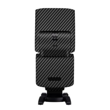 Imagem de Para Sony HVL-F46RM Câmera Flash Strobe Skin Vinil Wrap Film Protetor Adesivo Protetor Revestimento Acessórios de Fotografia HVL-F46RM (Fibra de Carbono Preto)