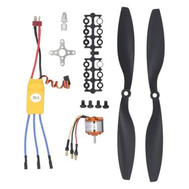 Imagem de A2212 13T 1000KV Brushless Motor ESC Kit Poderoso Desempenho Leve Robusto Fácil Instalação para 550 RC Avião Quadcopter Drone Liga de Aço ABS 30A ESC 2 a 3 Li Polymer Battery