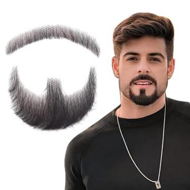 Imagem de Barba falsa Ailsa Realistic 100% cabelo humano amarrado à mão