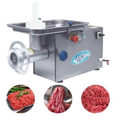 Imagem de Moedor Picador De Carne Elétrico MGI-22 Inox Boca 22 Gural