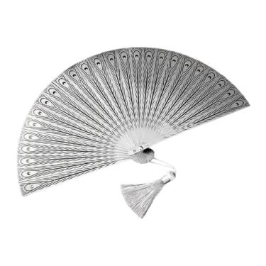 Imagem de Deevoka Ventilador de Mão Totalmente Metálico, Design Simples, Portátil, Fácil de Transportar para Ambientes Externos