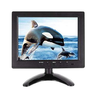 Imagem de WHOLEV Monitor de segurança 20.3 cm FHD 1024x768 com controle remoto, monitor de PC com entrada VGA HDMI BNC AV USB, alto-falante embutido 178 grande angular para computador de jogo Raspberry Pi
