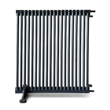 Imagem de Cercado Pet Modular em PVC para Jardim ou Piscina Módulos de 71cm com 5cm de Espaçamento Segurança para Cães e Gatos Uso Externo Fácil Montagem (Preto, 80cm | Altura)