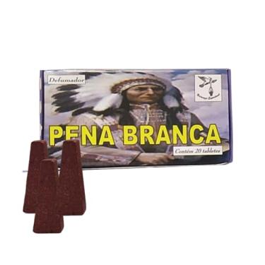 Imagem de Incenso Defumador De Ambiente Pena Branca Com 20 Unidades - Oferta