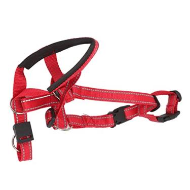 Imagem de Zerodis Dog Head Collar, Anti Mordida Barking Controle Respirável Dog Head Harness Boca Capa Com Alça Ajustável Fit Cães Pára Cães Puxando a Cabeça Leash (Xl)