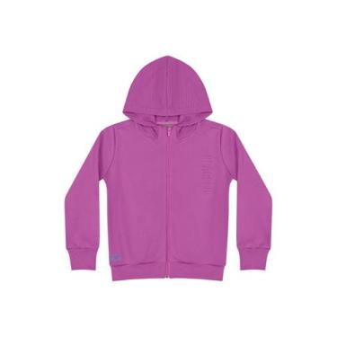 Imagem de Jaqueta em Moletom Infantil Unissex Quimby, Roxo, 6