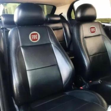Imagem de Capa fiat 100% couro impermeavel com 2 anos de garantia palio siena st