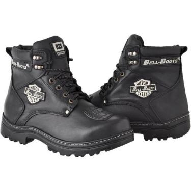 Imagem de Bota Motociclista Cano Médio Couro Rota Clicles Bell 2018 - BELL-BOOTS