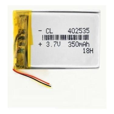 Imagem de Bateria 3.7v 350 Mah 4mm X25mm X35mm 3 Fios 402535 - bgb