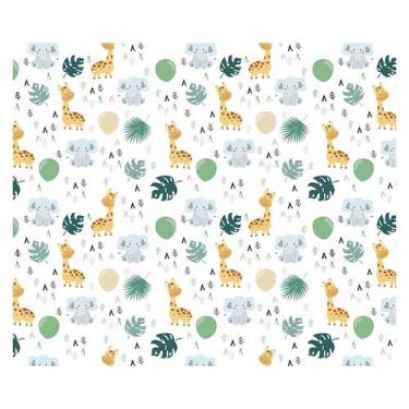 Imagem de Papel de Parede Adesivo Infantil Safari Bebe Quarto - 549pcm - Allodi