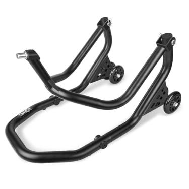 Imagem de YSKMO Suporte de elevação de árvore tripla para roda dianteira de motocicleta, capacidade de 226,8 kg, com série de pinos de 1,06 polegadas, 0,95 polegadas, 0,79 polegadas, 0,7 polegadas, 0,59