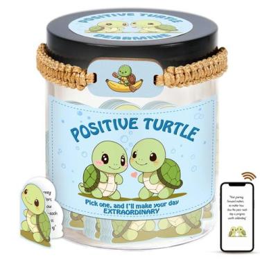 Imagem de Cartões de Afirmação Jar DEARMINE Positive Turtle 60 Cards