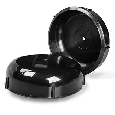 Imagem de HDbonemu Pacote com 16 capas para móveis de pátio de ferro forjado de 3,8 cm, tampas para assentos de móveis para ambientes externos, protetores de piso, bojos para pés para mesa e perna de cadeira, preto