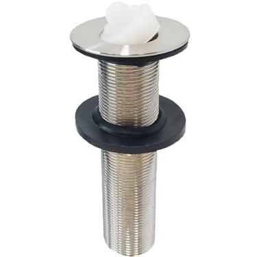 Imagem de VALVULA LAVATORIO TANQUE PIA LONGA 7/8 INOX PREMIUM TAMPA SILICONE FACIL INSTALAÃO