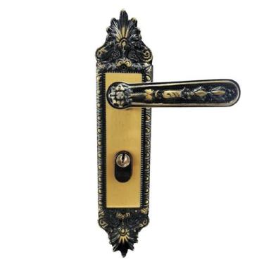 Imagem de Kit 2 fechadura Colonial Alavanca Externa e Interna -MGM