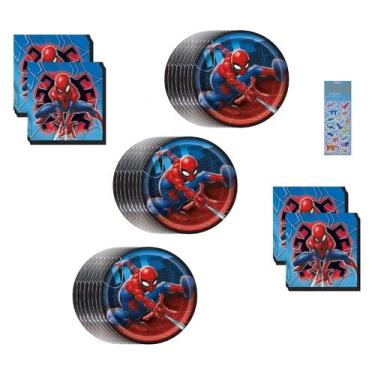 Imagem de Pacote de suprimentos para festas Ultimate Spiderman Birthday x24 - Un