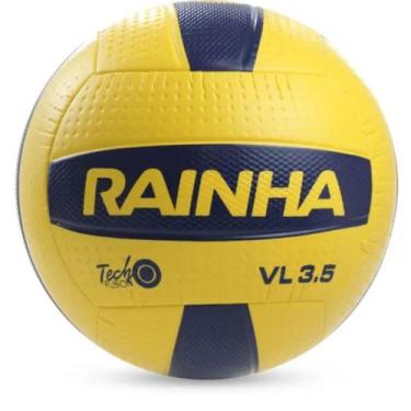 Imagem de Bola Volei Rainha VL 3.5 Amarela Azul