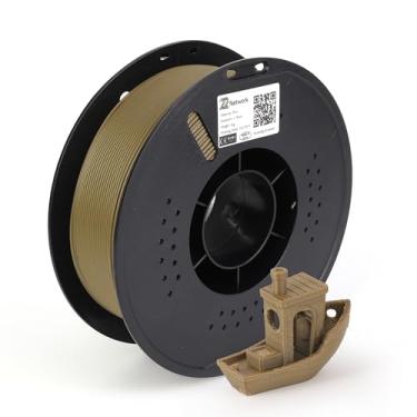 Imagem de 22 Network Filamento de impressora 3D PLA Plus (PLA+) 1,75 mm, mais resistente e de alta resistência, carretel de 1 kg perfeitamente enrolado (1 kg), precisão dimensional +/-0,02 mm, serve na maioria