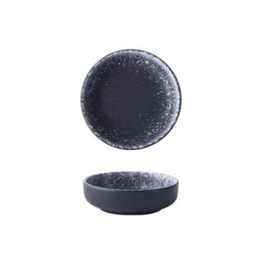 Imagem de prato de lanche Pratos pequenos de cerâmica para aperitivos - sobremesa para chá da tarde, bolo, sorvete, lanches tigela de sopa