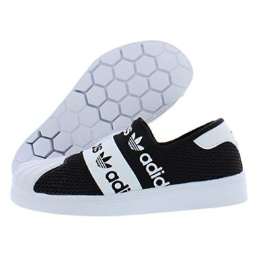 Imagem de adidas Tênis infantil Superstar SMR 360, Wild Core preto/elegante branco-preto, 15