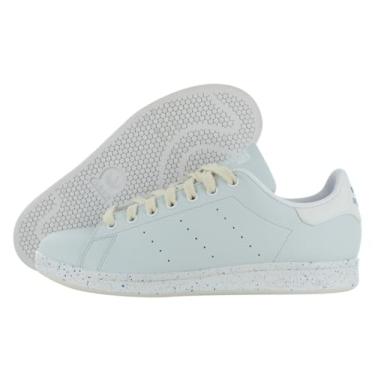 Imagem de adidas Tênis masculino Stan Smith (End Plastic Waste), Calçado branco/azul matiz/App Sky Rush-branco, 36