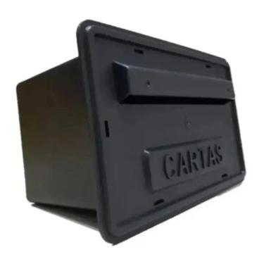 Imagem de 2X Caixa  Carta Pvc Embutir Sobrepor Gradil Portão Pr