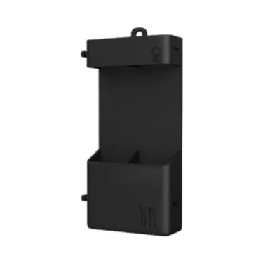 Imagem de Ioensy Suporte de parede para pauzinhos, suporte para talheres, de silicone para escova de dentes, Preto