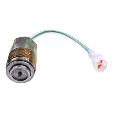 Imagem de JEENDA Válvula solenoide da bomba hidráulica 12V sem parafuso K3V112 SKC5/G24-106-1 2436R884F1 2436R884F3 compatível com Kobelco SK60-5 SK200-5 SK200-6 Doosan DH200-5 Hyundd ai R2100 -5 escavadeiras