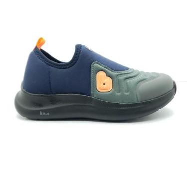 Imagem de Tênis Bibi Lycra Infantil 1167435, 35, Grafite, Marinho, Eletric