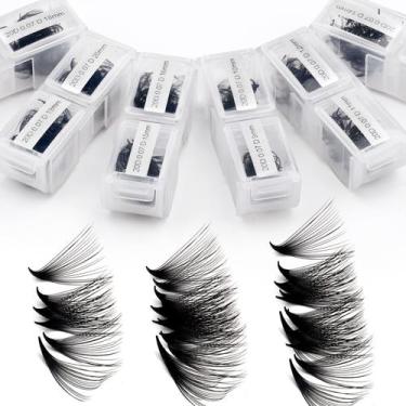 Imagem de Extensões de cílios WENDY Lashes, ventiladores pré-fabricados, 1200 un