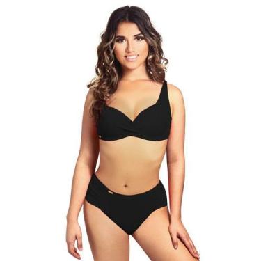Imagem de Biquíni Plus Size Meia Taça Com Calcinha Borboleta Praia - Estigma, Pr