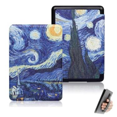 Imagem de GUKSRASO Capa para Kindle 11ª Geração 2024/2022 (6", Modelo: C2V2L3/RS23CV) - Feito de Material à Prova D'água, com Suspensão Automática, Alça de Mão