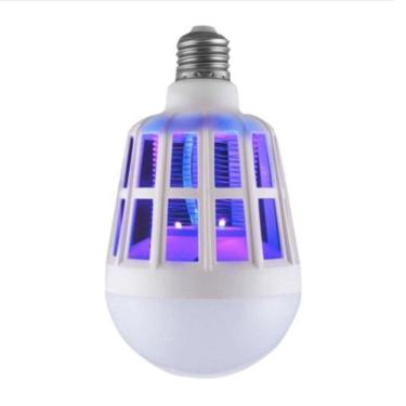 Imagem de Lâmpada LED 12W com Luz Mata Inseto Mosquito Pernilongo Led Bivolt