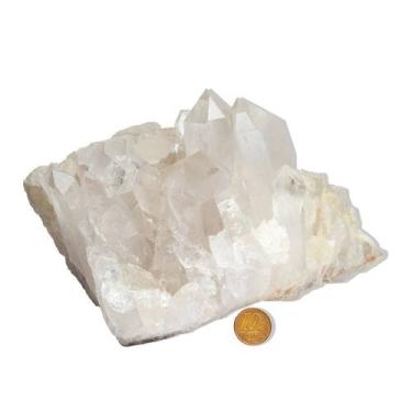 Imagem de 01 Drusa Cristal Natural Tam M 3,6 a 3,8Kg 15 a 25cm Tipo B - Cristais