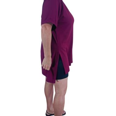 Imagem de Blusa Feminina Manga Curta Tapa Bumbum em Viscose e Elastano - Conforto e Estilo