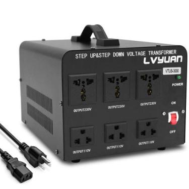 Imagem de Transformador conversor de tensão LVYUAN 3000W Step Up/Down 110-120V/2