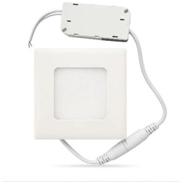 Imagem de Plafon Painel De Led Quadrado 9Cm Bivolt 3W 6500K - Lorben