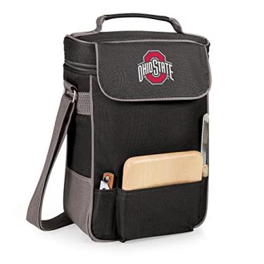 Imagem de Bolsa térmica para vinho e queijo NCAA Ohio State Buckeyes com logotipo da equipe