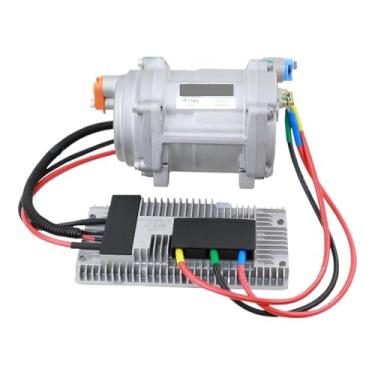 Imagem de Compressor elétrico universal CA 20cc/r Compressor de ar condicionado compatível com compressor automotivo de 12 V compatível com R134a