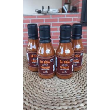 Imagem de Molho Creme De Pimenta Artesanal Roça Defumado Kit C 4 Unidades