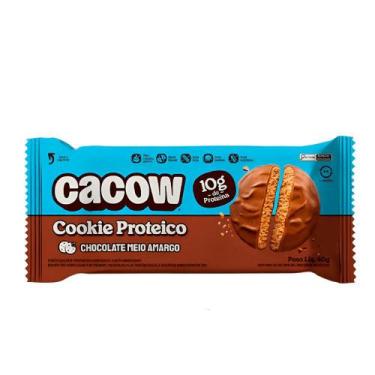 Imagem de Cookies Proteico Tradicional Chocolate Meio Amargo Cacow  40g