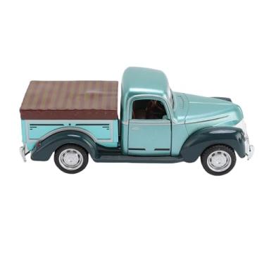 Imagem de Alomejor 1:32 Modelo de Caminhão de Liga de Liga, Carro Clássico Colecionável para Colecionador Colecionável para Colecionador de Prateleira Em Casa (GREEN)