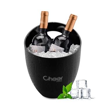 Imagem de Baldes de gelo isolados Balde de gelo doméstico Balde de champanhe Balde de gelo Balde de gelo 3. Balde de gelo de 6L Ótimo para refrigerar cerveja champanhe balde de cerveja champanhe