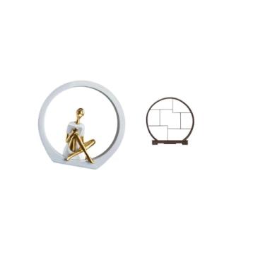 Imagem de Fenteer Estatueta de, Estátua de, Centro de Mesa, Quarto, Leitores, Presente, Estante, Escultura Abstrata de Fazenda, Decoração Versátil, Suport