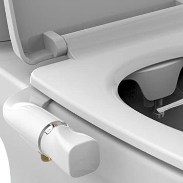 Imagem de Acessórios de Banheiro Assento Sanitário Fino Acessório Bidê Lavagem Ass Bico Duplo Pressão (D 1)