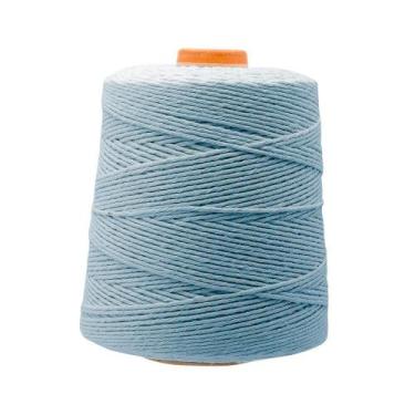 Imagem de Barbante Pluma 600g Colorido Fio 6 / Fio 8, Azul Bebê Fio 8 Cor 6