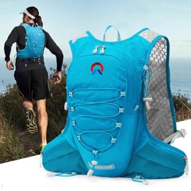 Imagem de Mochila Colete Corrida Bike Hidratação Squeeze Ciclismo Impermeável Running Trilha Corrida Montanhismo Leve 12L Confortavel